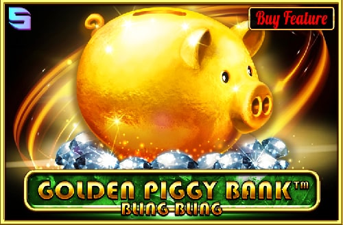 Golden Piggy Bank - Bling Bling